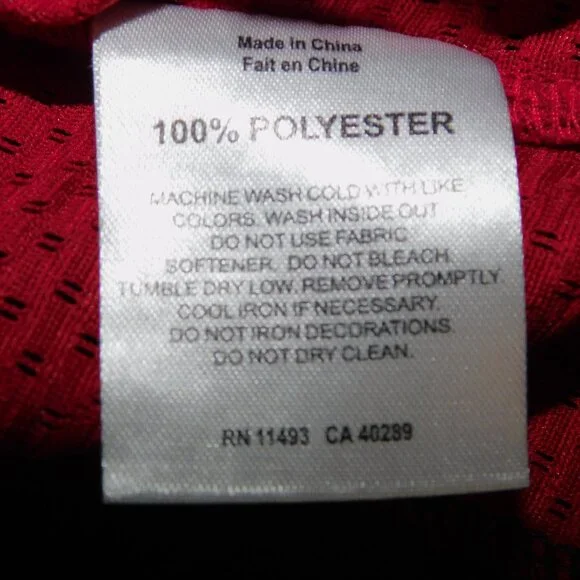 New Era Men's 3XL Ottawa Redblacks Replica Home Jersey CFL Red Black Football - Picture 6 of 10